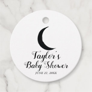 Schwarzer Halbmond Astrologie Zodiac Baby Dusche Geschenkanhänger