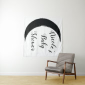 Schwarzer Halbmond dunkler Moon Fotografie Hinterg Wandteppich (Beispiel (Horizontal))