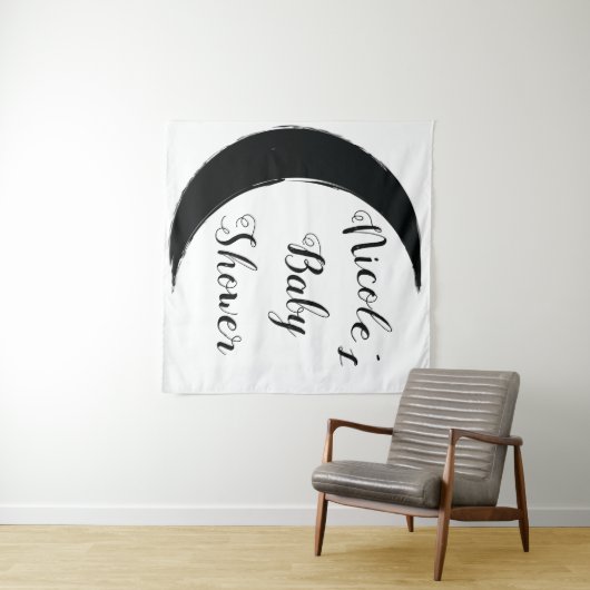 Schwarzer Halbmond dunkler Moon Fotografie Hinterg Wandteppich (Beispiel (Horizontal))