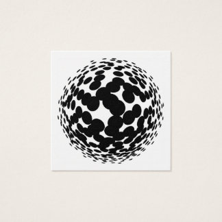 Schwarzer Halbtonkreis auf weißem Hintergrund