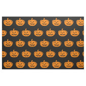 Schwarzer Halloween-Stoff mit geschnitzten orangen Stoff (Fat Quarter (45,7 x 55,9 cm))