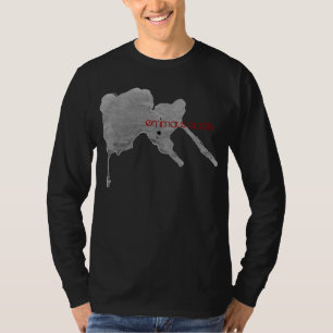 Schwarzer Hammer und Schmiede-lange Hülse T-Shirt