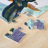 Schwarzer hauptsächlichpapagei puzzle (Seite)