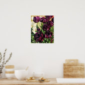 Schwarzer Held Tulips, Oregon Poster (Küche)