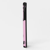 Schwarzer Hengst / Personalisiertes Pferd Case-Mate iPhone Hülle (Hinten/Links)