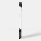 Schwarzer Herzdrache in Weiß Case-Mate iPhone Hülle (Rückseite / Rechts)