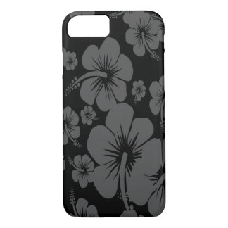 Schwarzer Hibiskus Hawaiian Print Case-Mate iPhone Hülle