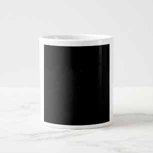 Schwarzer Himmel Regenbogen Sterne Jumbo-Tasse