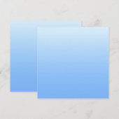 Schwarzer Hintergrund Dankeskarte (Vorne/Hinten)