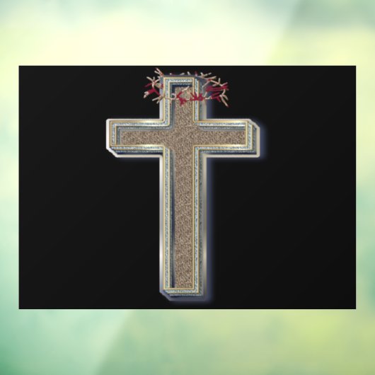 Schwarzer Hintergrund des Fensters Fensteraufkleber (Blatt 3)