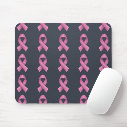 Schwarzer Hintergrund des rosa Flachbildschirms Mousepad (Mit Mouse)