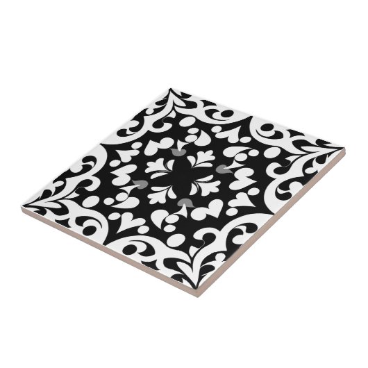 Schwarzer Hintergrund Fliese (Seite)