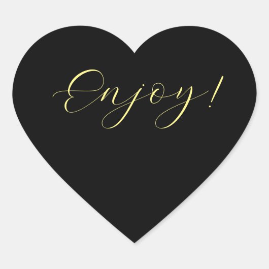 Schwarzer Hintergrund Herzsticker Herz-Aufkleber (Vorderseite)