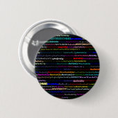 Schwarzer Hintergrund in New York City Button (Vorne & Hinten)