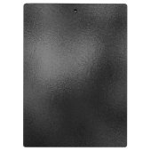 Schwarzer Hintergrund Klemmbrett (Rückseite)