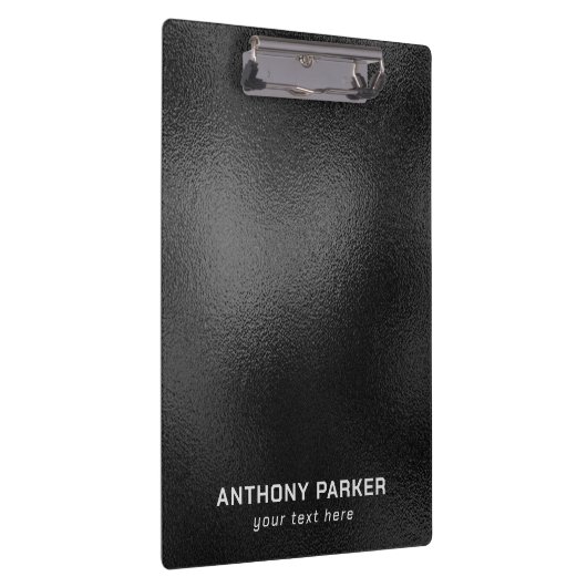 Schwarzer Hintergrund Klemmbrett (Rechts)