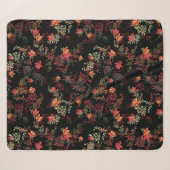 Schwarzer Hintergrund - Nahtloses Muster Sherpadecke (Vorderseite (Horizontal))