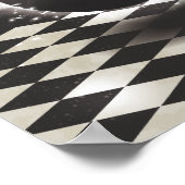 Schwarzer Hintergrund Poster (Ecke)