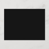 Schwarzer Hintergrund Postkarte (Vorderseite)