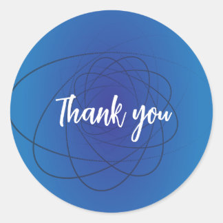 Schwarzer Hintergrund-Sticker Runder Aufkleber