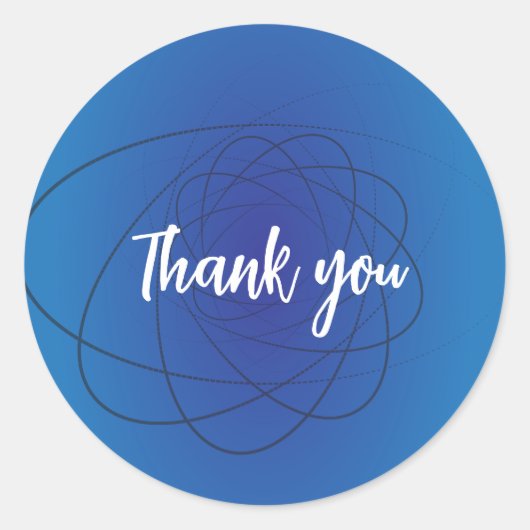 Schwarzer Hintergrund-Sticker Runder Aufkleber (Vorderseite)