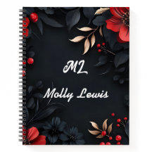 Schwarzer Hintergrund und Blumendekoration