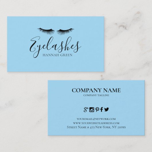 Schwarzer Hintergrund Visitenkarte (Vorne/Hinten)