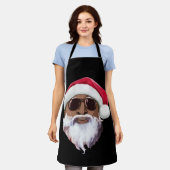 Schwarzer Hip Hop Santa Claus Neuheit Afrikanische Schürze (Getragen)