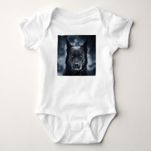 Schwarzer Hirte Baby Strampler