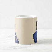 Schwarzer Hirte im Anzug - Humanimal Kaffeetasse (Mittel)