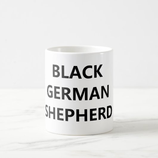 Schwarzer Hirte Kaffeetasse (Mittel)