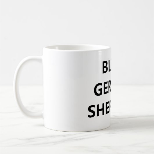 Schwarzer Hirte Kaffeetasse (Links)