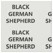 Schwarzer Hirte Stoff (Nahaufnahme)