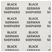 Schwarzer Hirte Stoff (Muster)