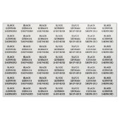 Schwarzer Hirte Stoff (Fat Quarter (45,7 x 55,9 cm))