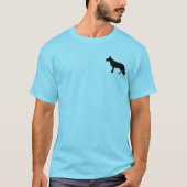 Schwarzer Hirtenhund T-Shirt (Vorderseite)