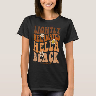 Schwarzer historischer Monat Leicht melanated Hell T-Shirt