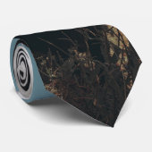 Schwarzer Hochland Schottische Kuh Weiden Vintag R Krawatte (Gerollt)