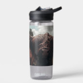 Schwarzer Hochland Schottische Kuh Weiden Vintag R Trinkflasche (Links)