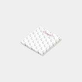 Schwarzer hoher Heels Emoji Post-it Klebezettel (angewinkelt)