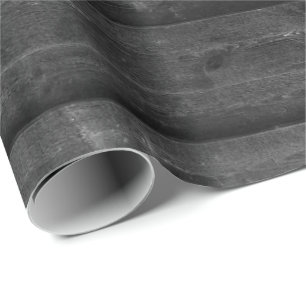 Schwarzer Holzhintergrund Geschenkpapier