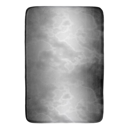 Schwarzer Holzkohlen-Marmor Badematte (Vorderseite Vertikal)