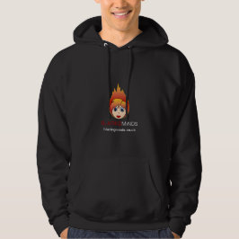 Schwarzer Hoodie