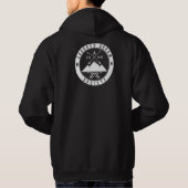 Schwarzer Hoodie (Rückseite)