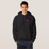 Schwarzer Hoodie der (Vorne ganz)