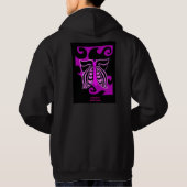 Schwarzer Hoodie der (Rückseite)