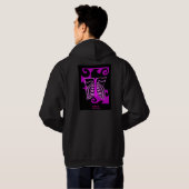 Schwarzer Hoodie der (Schwarz voll)