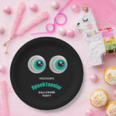 Schwarzer Horror Auge Spooktacular Halloween-Party Pappteller (Party)