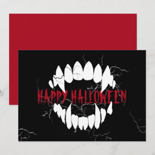 Schwarzer Horror Dracula Feiertagskarte