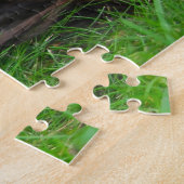 Schwarzer Hovawart Hund. Puzzle (Seite)